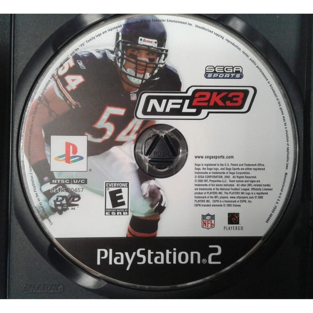 NFL 2K3 - Sony PlayStation 2 (PS2) Video Game